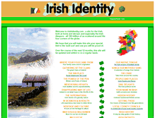 Tablet Screenshot of irishidentity.com